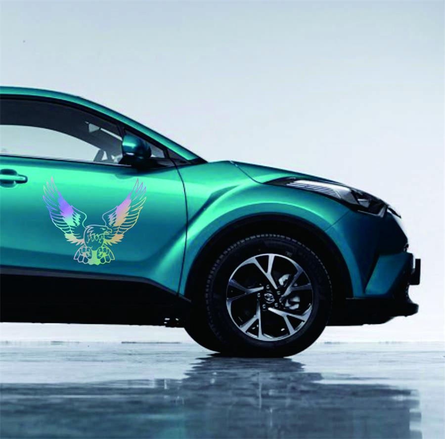 56*50см Цветная Виниловая Наклейка На Боковую Часть Кузова Двери Автомобиля Декоративная Наклейка Универсальная