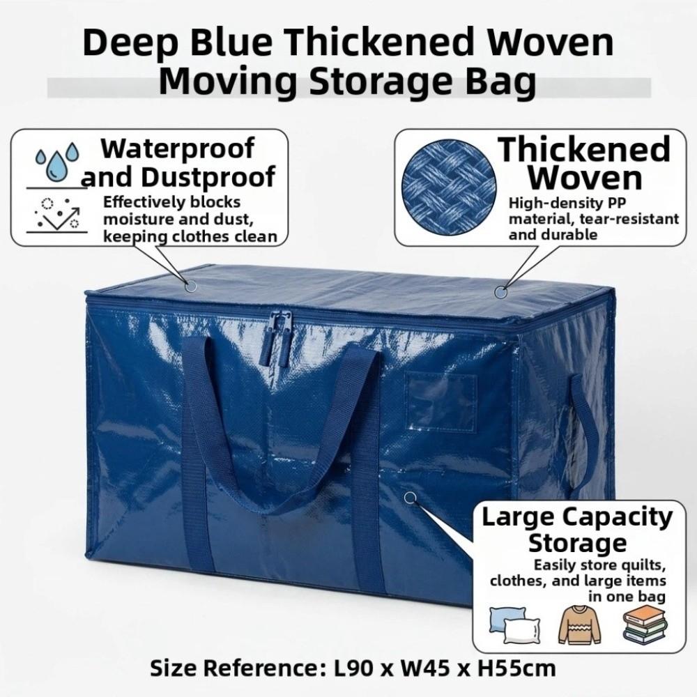 Extra Large Moving Packaging Bag Foldable Hand-held Bag Storage Totes Bag For College Dorm & Home