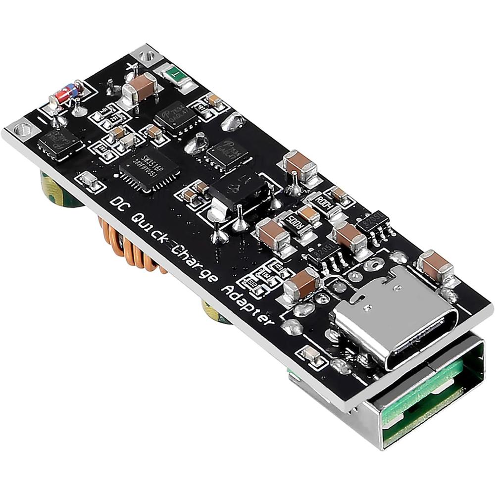 60 Вт 6-35 В DC в USB Type C PD 3.0 QC4 Type A QC3.0 DC Быстрая зарядка 12 В 24 В Понижающий модуль питания