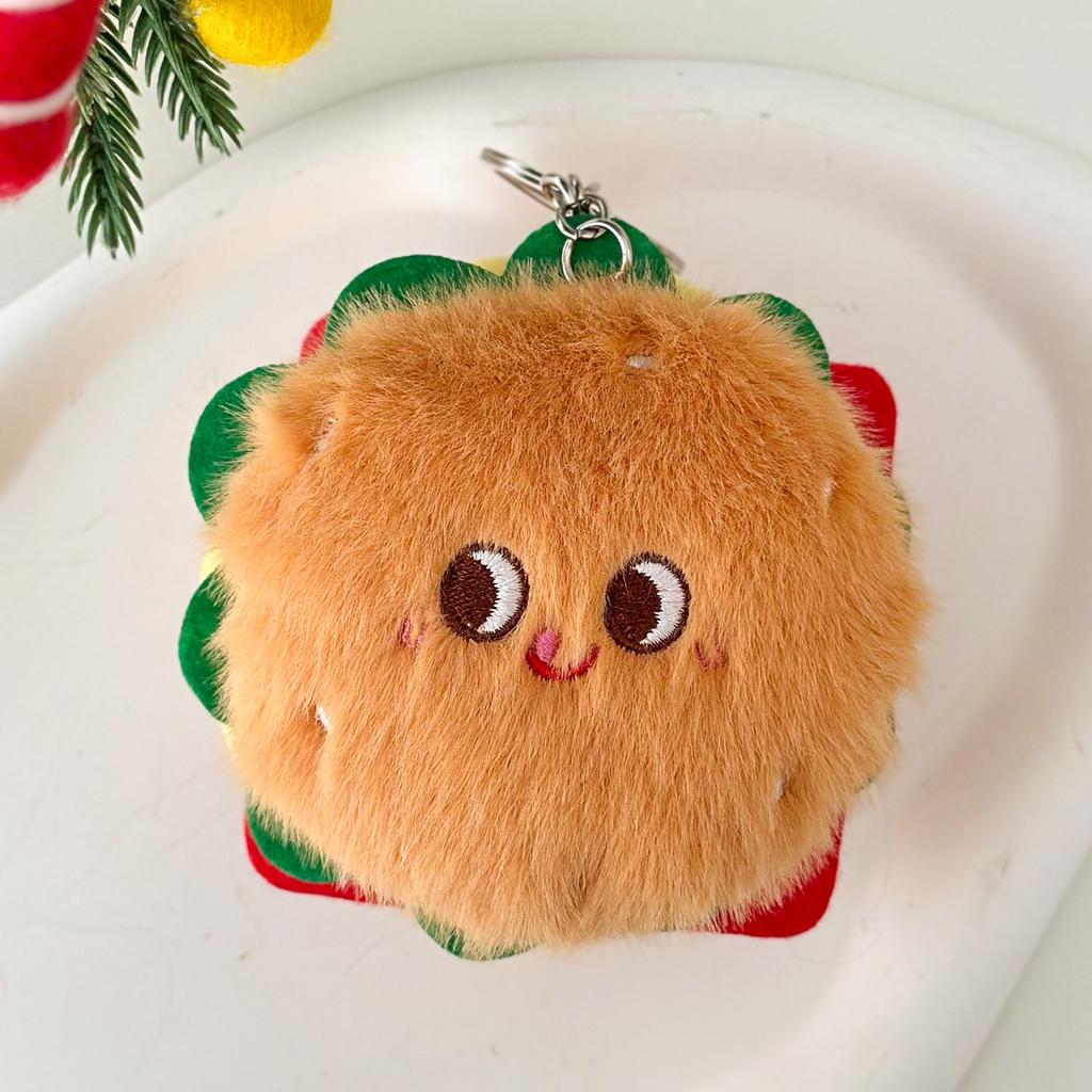 Милый сэндвич-рисовый шарик, кулон, плюшевая игрушка, кукла, милая суши-кукла, подвесное украшение, брелок