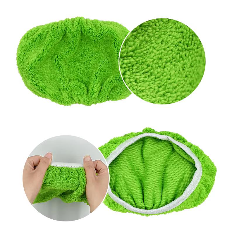 2PCS Reusable Microfiber Mop Pads Washable Pad For Swiffer Sweeper Refills Sweeping Mop Head Household Cleaning Clothes