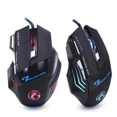 Проводная мышь RGB, игровая мышь для компьютера, эргономичная мышь Mause Gamer с кабелем подсветки, бесшумная USB-мышь с разрешением 5500 точек на дюйм для ноутбука