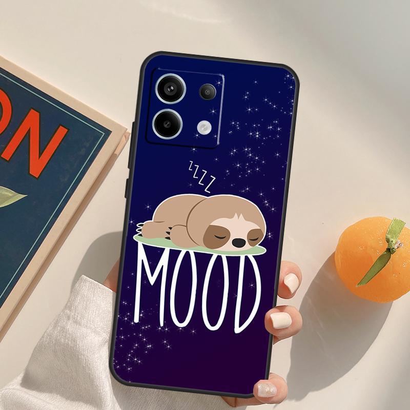 Sloth Funda For Xiaomi Redmi Note 14 13 Pro 9 10 11 12 9S 10S 11S 12S Redmi 13C 10C 12C 14C Case