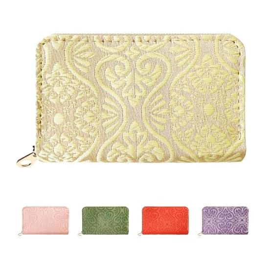 Nishijin-ori Coin Case Kotobuki Pouch Small Wallet Coin Purse Compact Wallet Accessory Case Leather