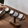 Walnut Watch Bracket Display Holder Jewelry Bracket Chain Anklets Hanger Stand Racks Organizer For Counter Shows