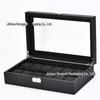 Роскошная многопозиционная шкатулка для часов и ювелирных изделий из углеродного волокна