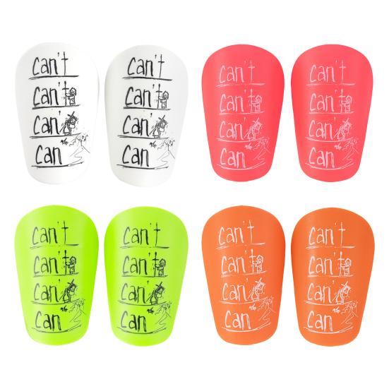 1 пара мини-футбольных щитков для голени с буквами, противоскользящих для детей, подростков, взрослых игроков, миниатюрные накладки на голени, защитные приспособления для футбольных игр, защитное оборудование