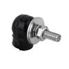 Skull License Plate Frame Bolts Screws Fastener Cap Motorcycle Car Truck Auto2pcs-silver - RIpj