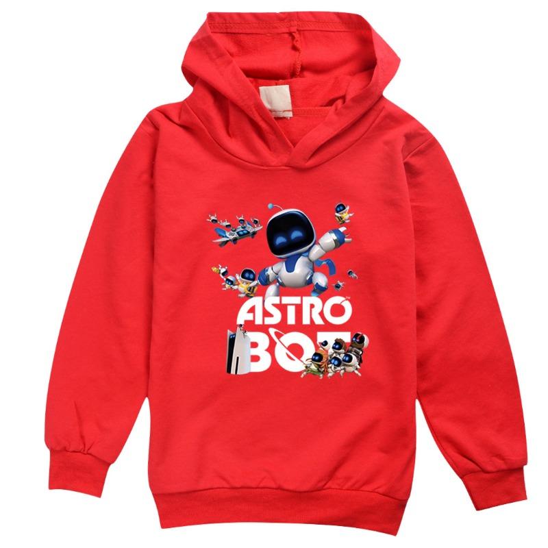 Game Astro Bot Hoodie Kids Comic Clothes for Teens Girl Pullover Long Sleeve Coats Boys Soft Fabric Outerwear Children Clothing