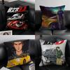 Аниме гонки Initial D Наволочка Чехол для подушки Антипылевой Невидимая молния шелковистый плюшевый чехол