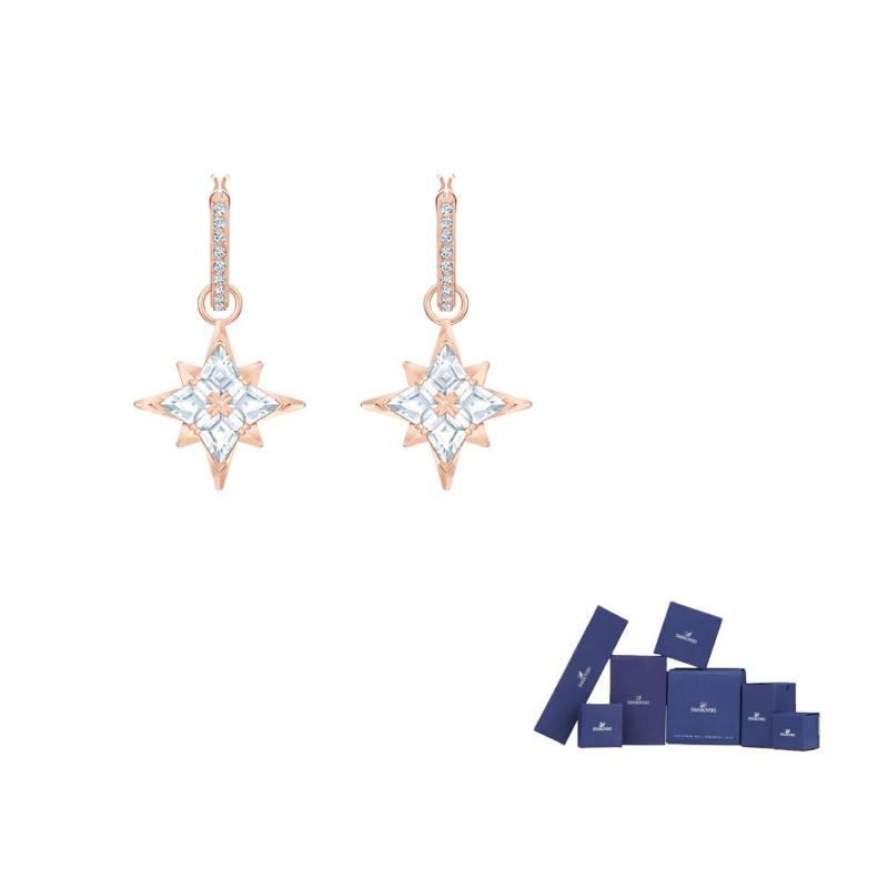 Swarovski Symbolica Earrings Womens Rose Gold