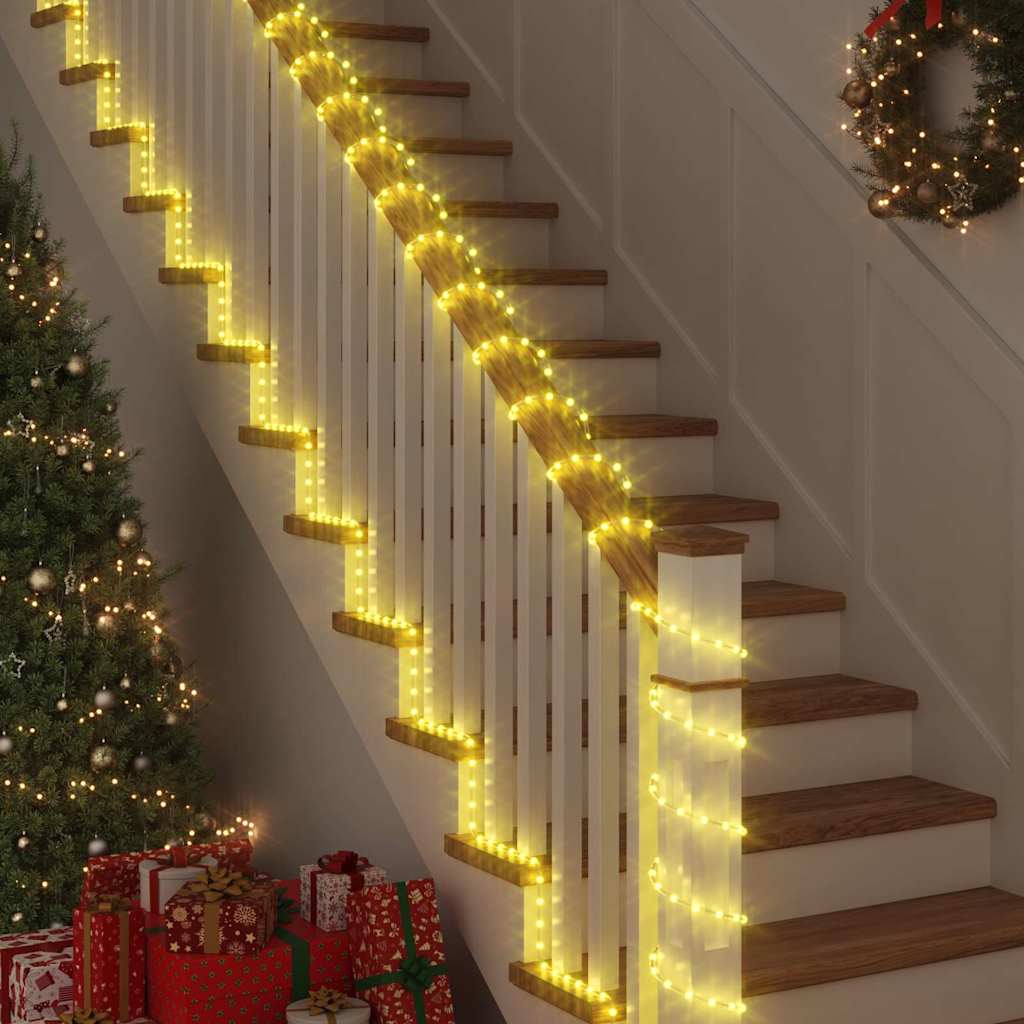 2400 LED Warm White Light Rope 100 m PVC
