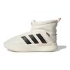 adidas Adipuff Mid Устойчивые к скольжению Прочные Высокие Повседневные Кроссовки Унисекс Белый Черный JR0068