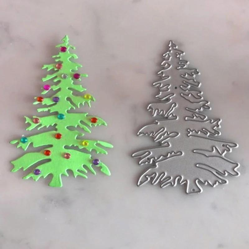 Christmas Tree Metal Cutting Mold Mold Handicraft Supplies DIY Scrapbook Paper Card Making Decoration