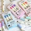 4pcs School Office Supplies Fluorescent Pen Hand Account Highlighter Marker Learning Prize