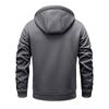 Lamb Fleece Men's Hoodie With Thickened Fleece Winter, Hooded Sportswear, Casual Cardigan, And Warm Jacket