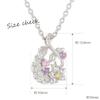Disney Shape VPCDS 20172 [Disney] Rapunzel/Silver Pendant/Cubic Zirconia/Drop