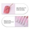 5Pcs Nail Painting Pen Elongated Lines DIY Nylon Wool Durable Manicure Edge Puller Set Polish Salon