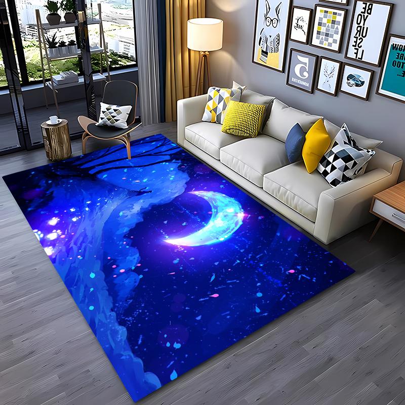 3D Artwork Trees Printing Large Area Carpets for Home Living Room Kids Bedroom Sofa Doormat Kitchen Floor Rugs Anti-slip Decor