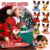 Cute Deer Plush Toys Elk Deer Figurine Dolls Stuffed Animals Plushie Decor Christmas Birthday Gifts For Kids Girls Boys