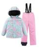 LUCKYLUAN Snowboard and Ski Wear Set for Girls and Sizes Jacket and and Warm for Snow Strawberry Size 130 Kids' Boys, 110-150cm (49-52 Inches), Pants,