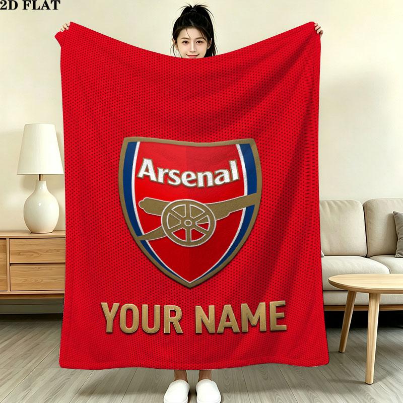 Custom Arsenal F.C Blanket, High quality Comfortable for All Seasons, Home Decor, Warmth and Comfort