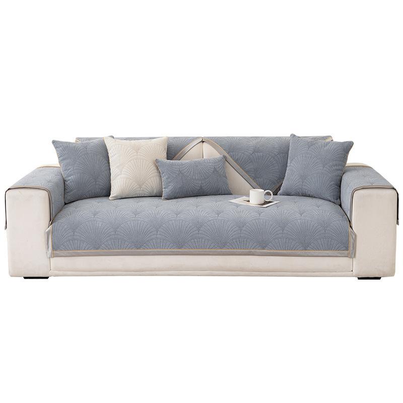 Minimalist Wind Sofa Cushion Universal In All Seasons, New  Light Luxury High-End Chenille Universal Non-Slip Cushion