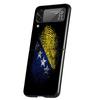Bosnia And Herzegovina Flag Cover Phone Case For Samsung Galaxy Z Flip 7 6 5 4 3 5G Flip7 Flip6 Flip5 Flip4 Flip3 Black Fundas S