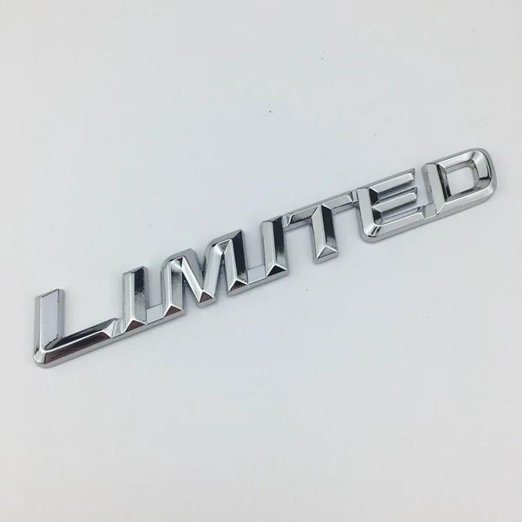 3D Metal Limited Emblem Logo Decal Car Fender Trunk Badge For Jeep Grand Cherokee Toyota Highlander Limited Sticker Accessories