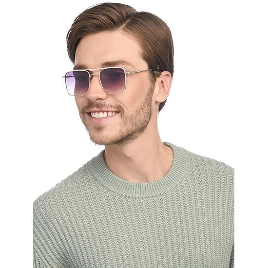 Vincent Chase от Lenskart | Прямоугольные очки с полной оправой | Модные аксессуары | 100% защита от ультрафиолета | Для мужчин и женщин | Маленький размер | VC S15796