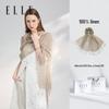 ELLE 100% Linen Scarf & Summer Shawl Gift Set