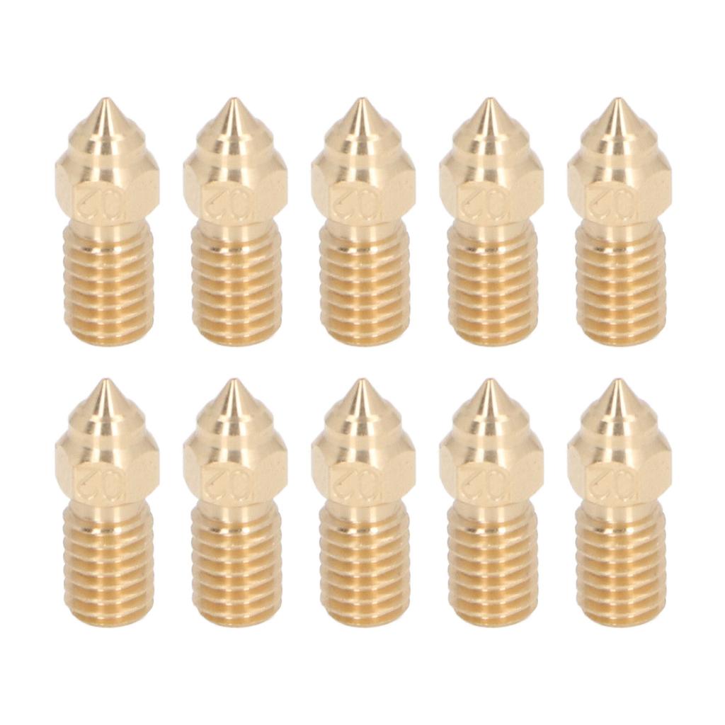 10Pcs Brass Hotend Nozzles High Speed 1.750.4mm for ENDER 7 3D Printer Parts Accessories