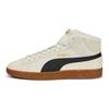 Smash V2 Leather Mid Skate Shoes Unisex Off White 375870-03