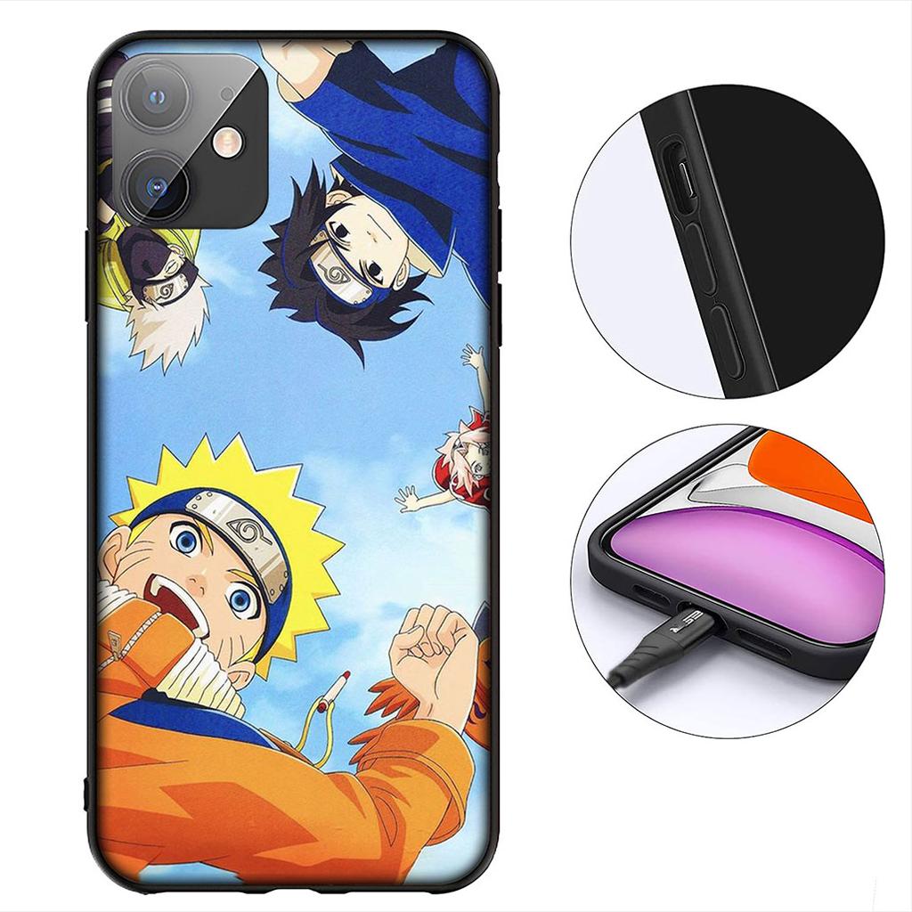 Narutos Uchiha Sasuke Kakashi Casing Cover for Samsung Galaxy Note 20 9 10 S8 S10 Lite S9 Plus A54 A53 A21S S10E A17 Phone Case