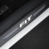 4pcs Car Sill Pedal Rear Bumper Protection Stickers for Honda FIT Logo 2021 2020 2019 2018 2017 2016 2015 2014