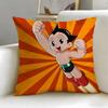 classic anime Astro Boy Cushion Cover Soft & Easy-Wash Pillow Case – Versatile for Couch, Bed, Travel and Office