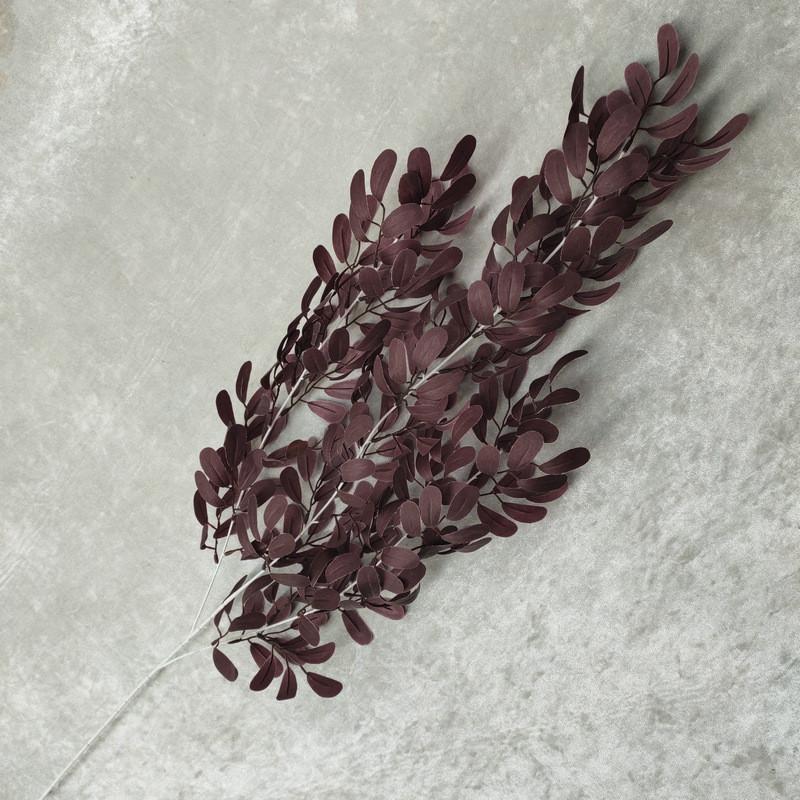 Leaf Peanut Artificial Silk Floral Bouquet Long Stem Wedding Decor Display Home