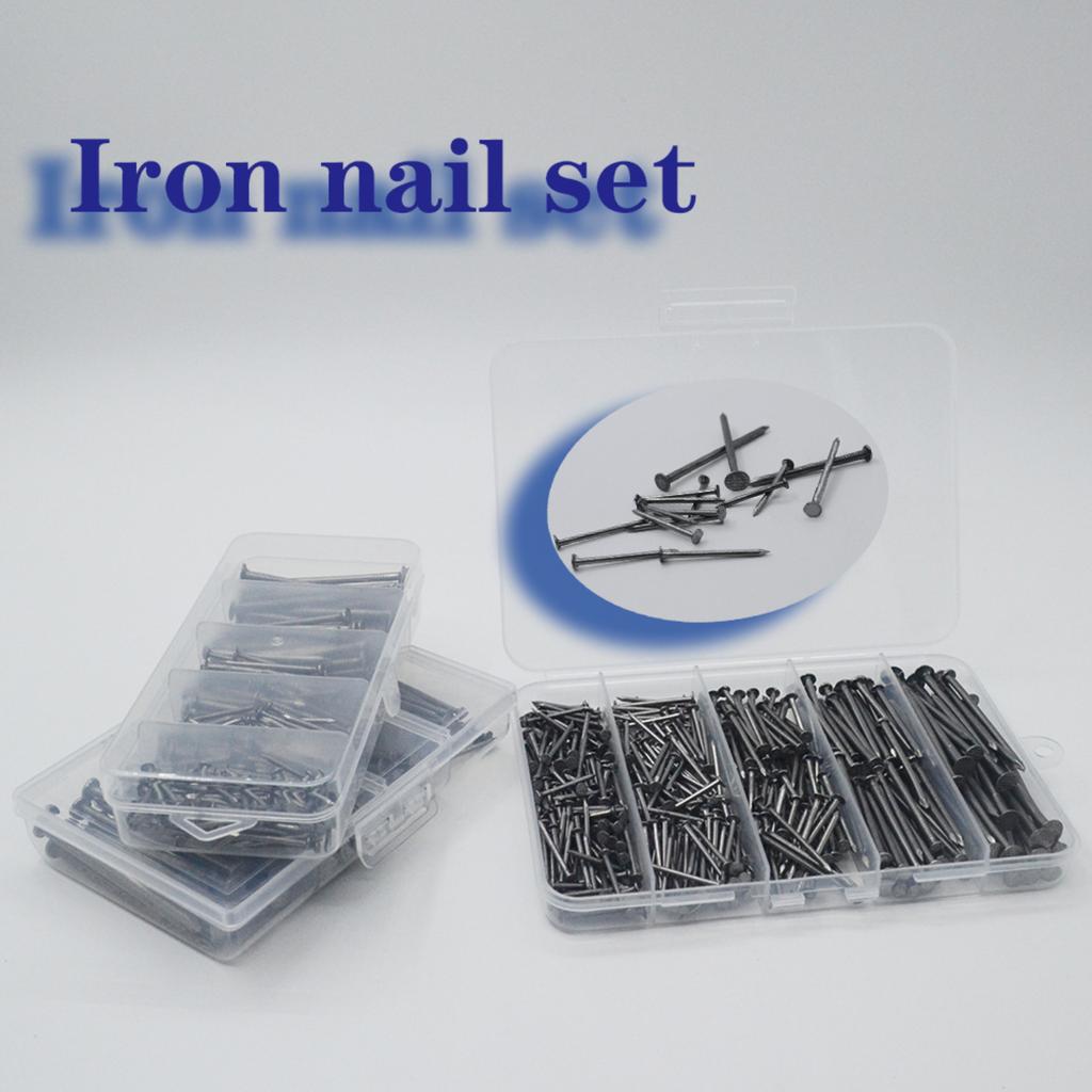 220/230/450 шт. Бытовые железные гвозди, гвозди для стеновых панелей, гвозди для деревообработки, железные металлические гвозди