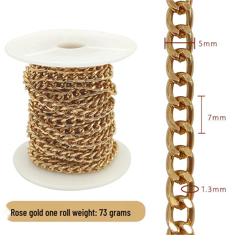 Трансграничное DIY ожерелье ручной работы: Полуфабрикаты из металла и алюминия, цепочки, ювелирная фурнитура