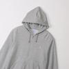 Champion Long Fleece Oxford Gray Men's Full-Zip Hoodie, Sleeve, Lining, One-Point Logo, Basic, C3-W104Z,