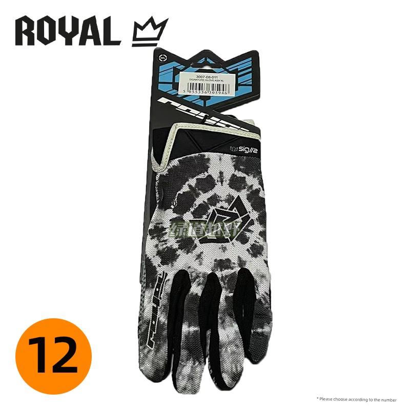 [Special Offer] British Royal Gloves Men's Long Finger Cycling Gloves for Mountain Bikes Dh Amxc Riding Gloves