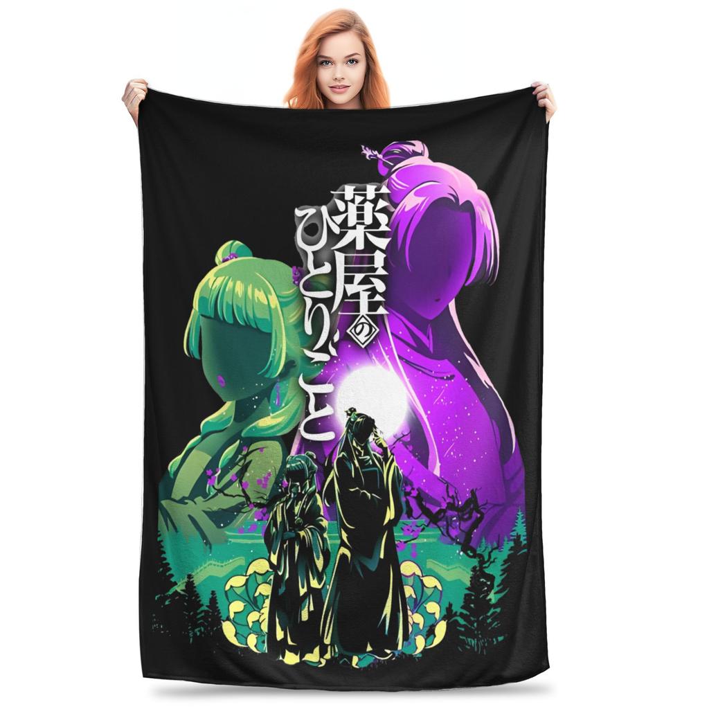 Аниме Флисовый Плед Kusuriya no Hitorigoto Дневники Аптекаря Одеяло для Кровати Спальни Ультрамягкое Одеяло для Спальни,