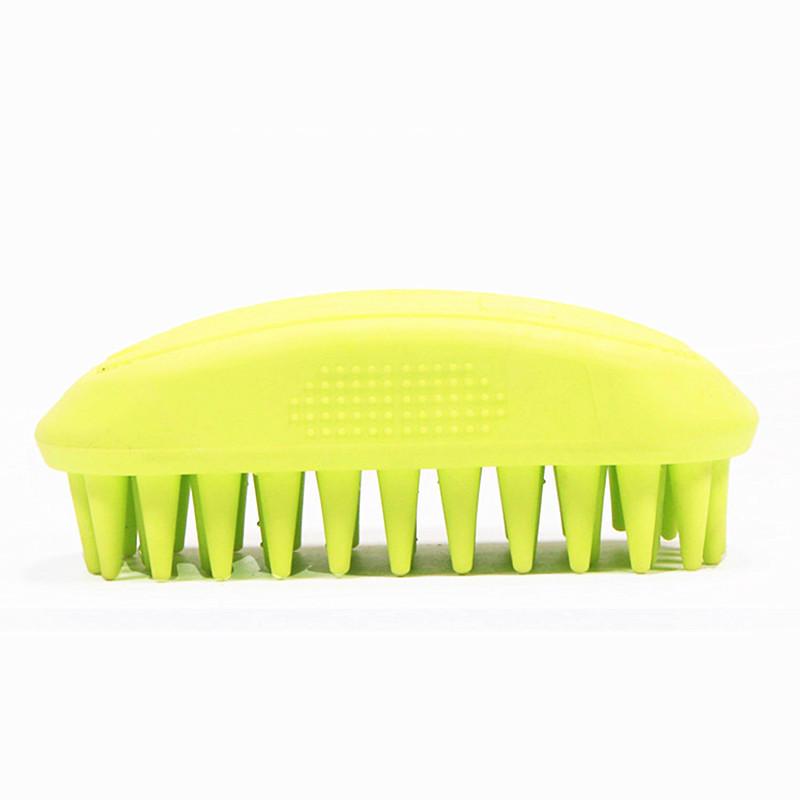 Soft Silicone Pet Bath Massage Brush, Gentle Shower Grooming Comb for Dog Cat Deep Clean & Floating Hair Removal