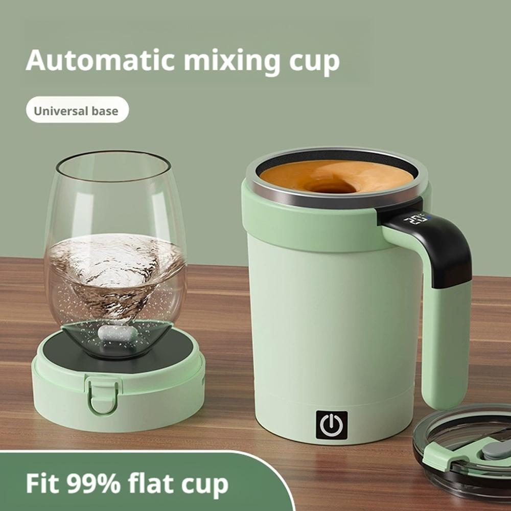 Automatic Stirring Cup Portable Detachable Gym Smart Insulated Mug Magnetic Stirring Electric Stainless Steel Coffee Mug
