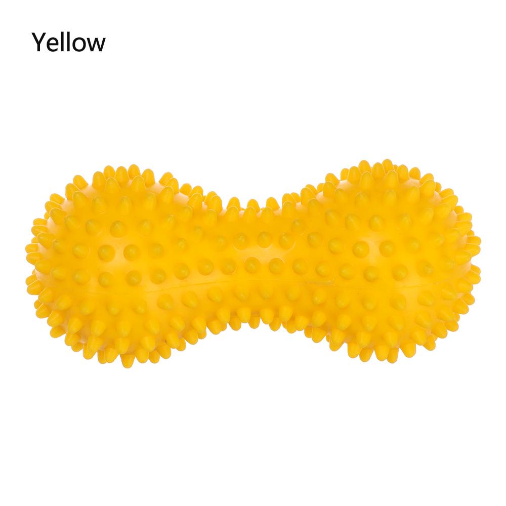 Фитнес Тренировки Йога Массажный мяч в форме арахиса Колючий массажер Фасциальный мяч