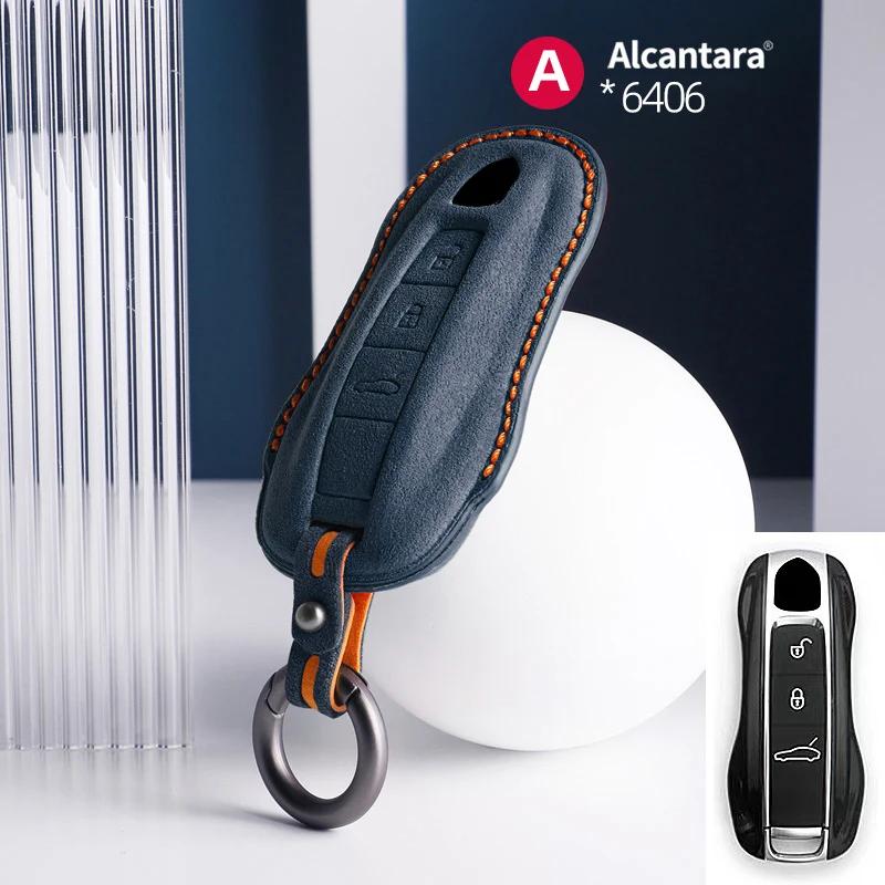 AABKR1 Car Key Bag Case Cover For Porsche Panamera Spyder Carrera Macan Cayman Cayenne 911 970 981 991 Car Key Cover Accessories