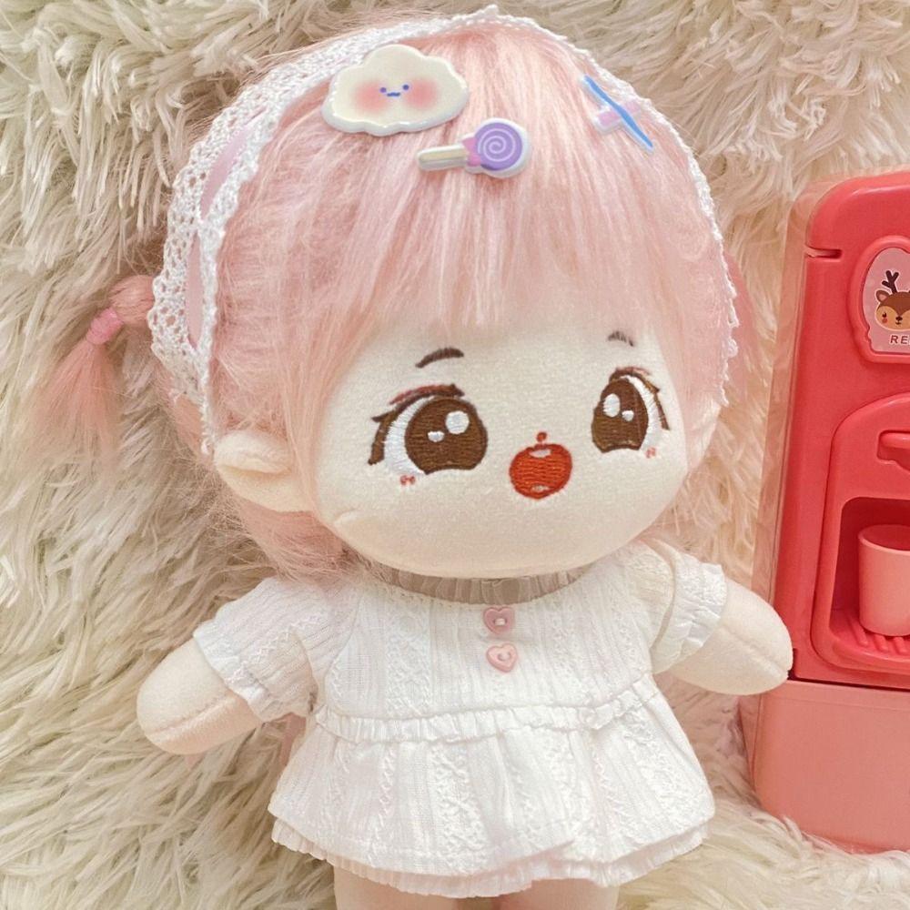 Lolita Cotton Doll Clothes Hoodies Plush Toy Clothes 20cm Cotton Doll  Dress  Doll Accessories