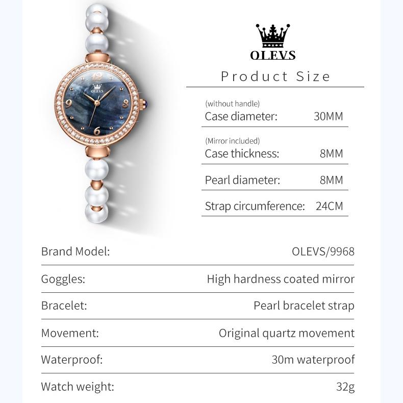OLEVS Brand New Bracelet Quartz Watch Niche Ins Wind Women's Watch Women's Watch