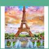 Diy Full Diamond Painting 5d Paris Rail Diamond Embroidery Full Lay Cross Stitch Home Decor Handmade Gift