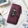 Grim Reaper Printed Fashion Long Wallet Casual Portable Large Capacity Card Holder Daily Use Purse